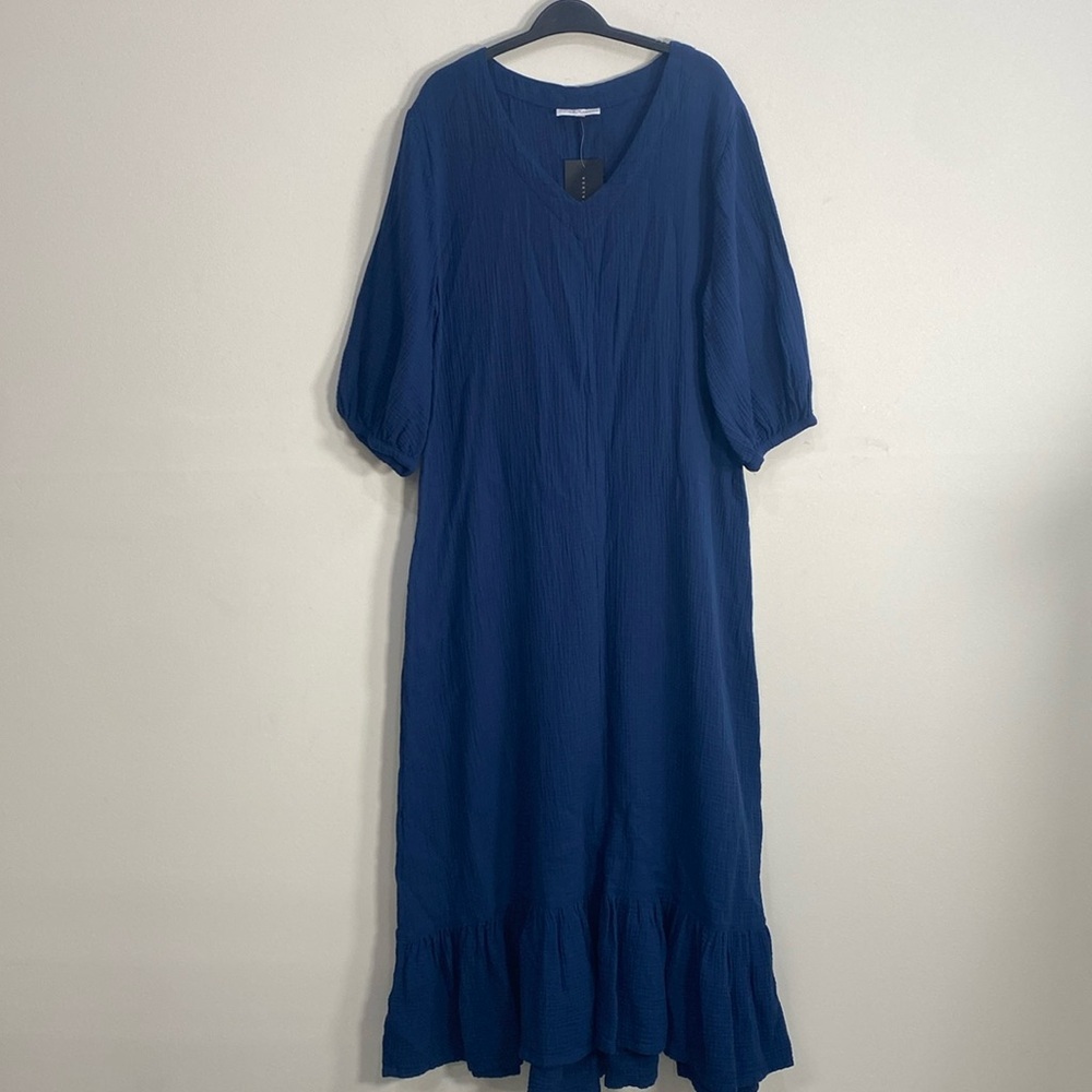 Bryn Walker Gauzy Midi Dress XS NWT
